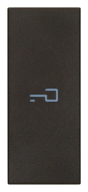 TECLA 1M AXIAL SIMBOLO LLAVE NEGRO LINEA VIMAR