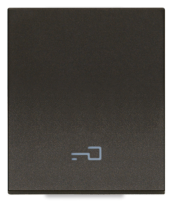 TECLA 2M ALINEADO SIMBOLO LLAVE NEGRO LINEA VIMAR
