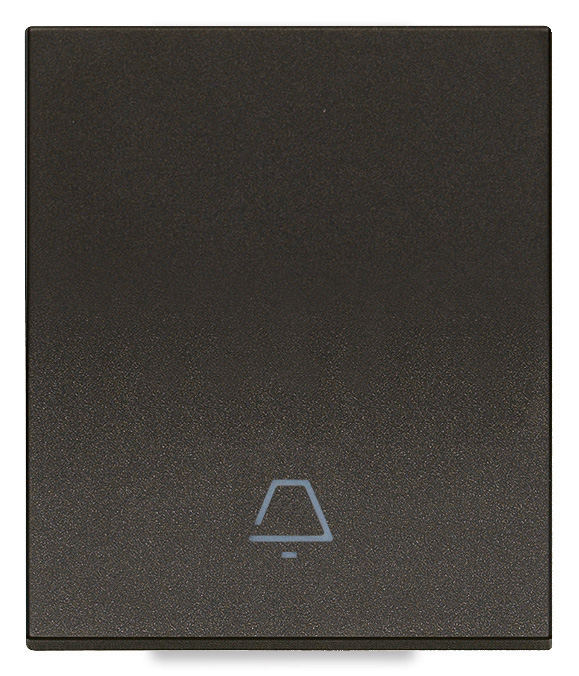 TECLA 2M ALLIN. SIMBOLO TIMBRE NEGRO LINEA VIMAR