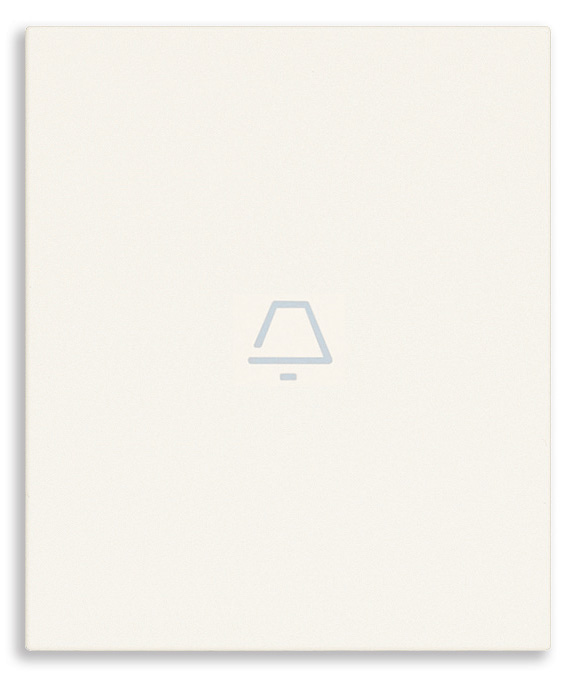 TECLA 2M AXIAL SIMB.TIMBRE BLANCO LINEA VIMAR