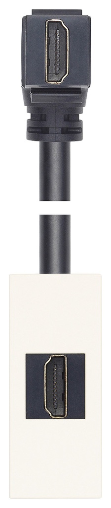 TOMA HDMI C/CABLE A 90° BLANCO LINEA VIMAR