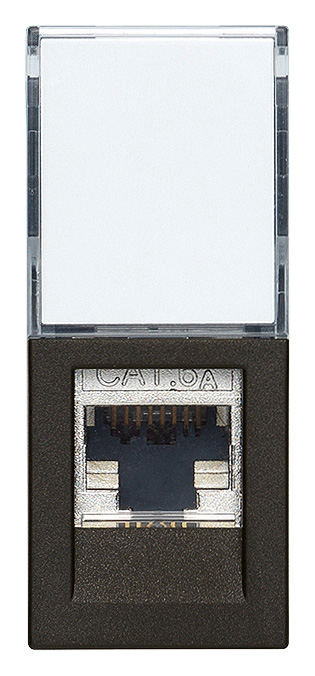 TOMA INTERNET CAT 6 FTP NEGRO LINEA VIMAR
