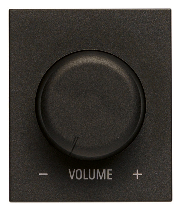 VARIADOR DE VOLUMEN NEGRO LINEA VIMAR