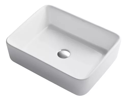LAVAMANOS CUADRADO SOBREPONER 40X40X12CM, LAV-15, UNIQUE 