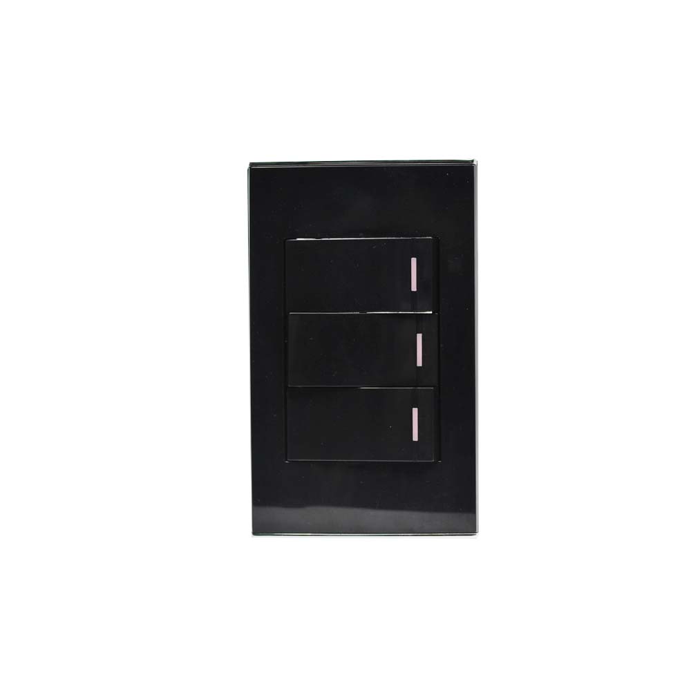 INTERRUPTOR TRIPLE TRIWAY 15AMP - 125V NEGRO,TANIA