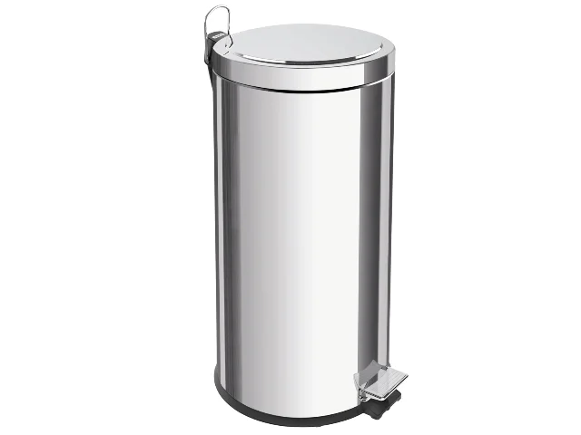 PAPELERA 30 LTS ACERO INOX. UNIQUE