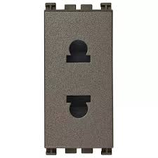 TOMACORRIENTE SENCILLO 2P 16A EUROPEO GRIS ARKE VIMAR