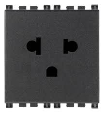 TOMACORRIENTE SENCILLO 2P+T16A EUROPEO GRIS ARKE VIMAR