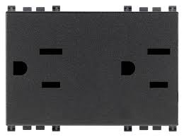 TOMACORRIENTE DOBLE 2P 15A 127V GRIS ARKE VIMAR