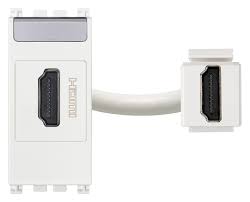 TOMA HDMI C/CABLE BLANCO ARKE VIMAR