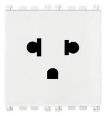 TOMACORRIENTE SENCILLO 2P+T16A EUROPEO BLANCO ARKE VIMAR