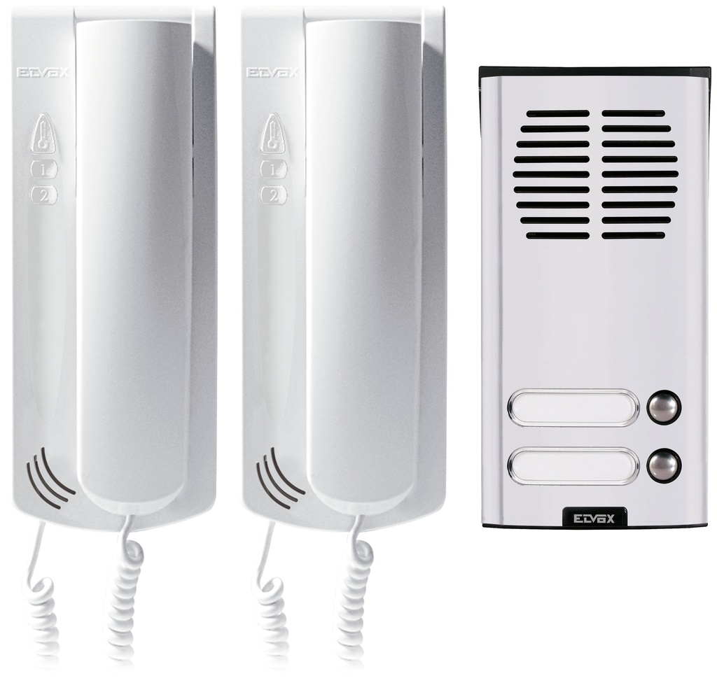 KIT PORTERO INTERCOMUNICADOR K62K0.02 ELVOX VIMAR