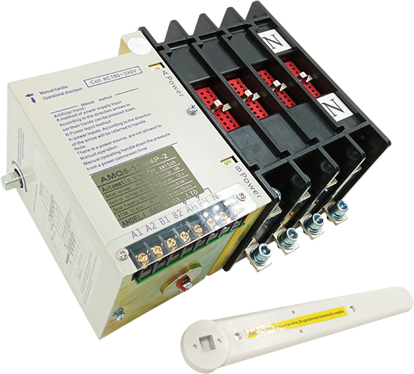 TRANSFER 4 POLOS 400AMP TWO-STEPS ANDELI