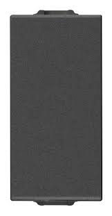 MODULO CIEGO CARBON MATTE NEVE VIMAR 