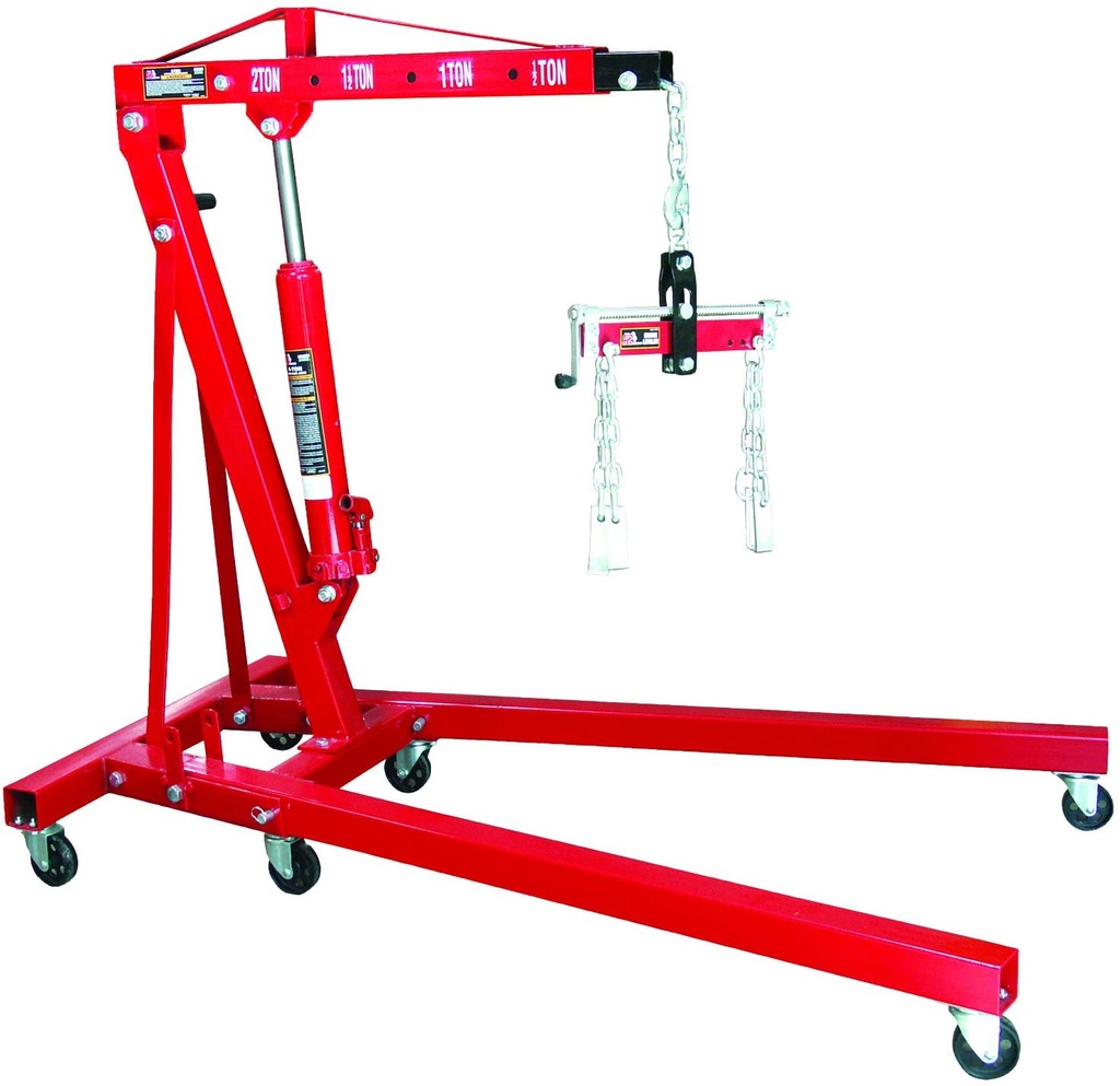 GRUA PLEGABLE P/MOTORES 2 TON TOLSEN 