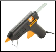 PISTOLA DE SILICON 60W + 2 BARRAS TOLSEN