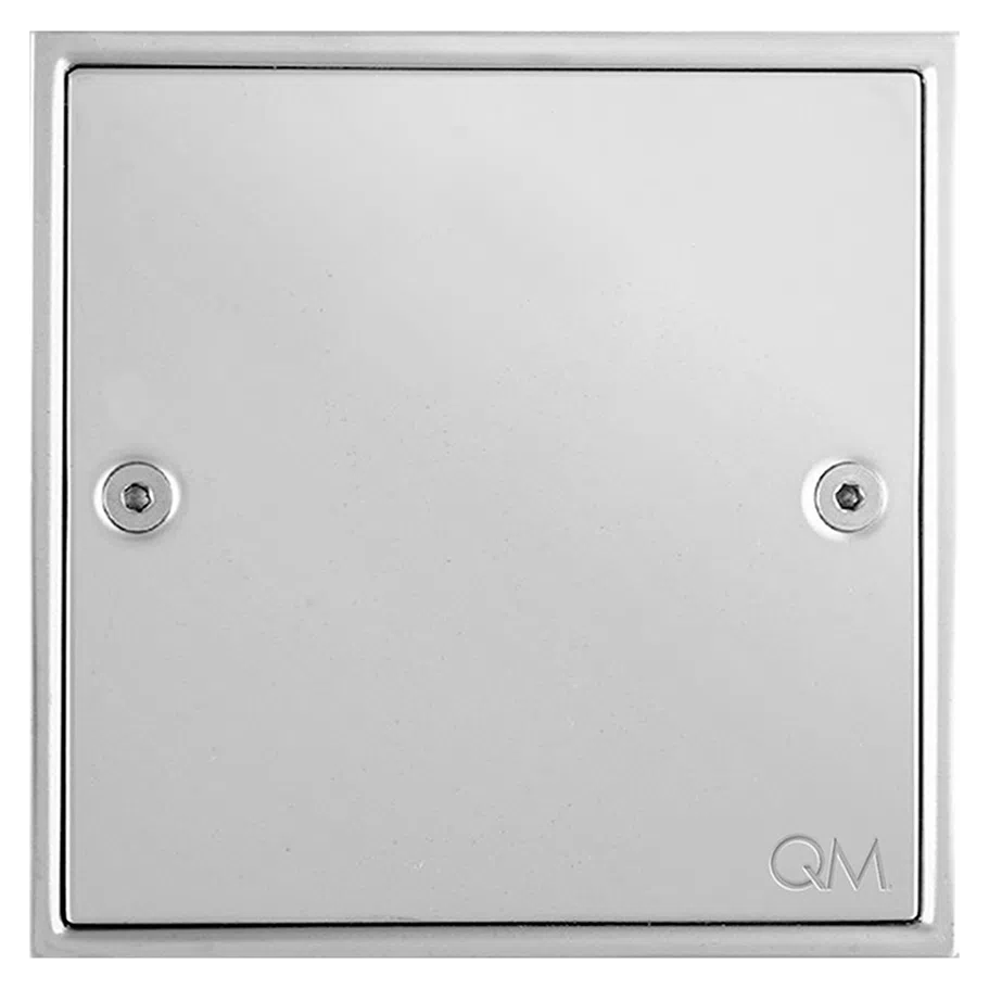 CENTRO PISO CUADRADO MIRA  4" X 4" GUN GREY QM  
