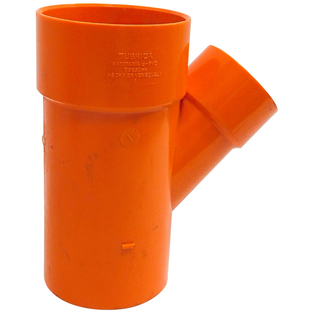 YEE AN 75X50MM RED DIN C-E PVC