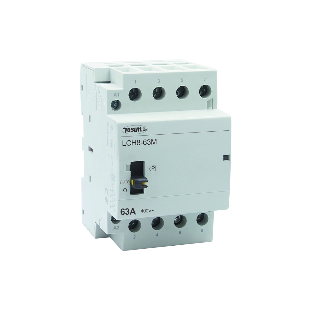 CONTACTOR MODULAR SILENCIOSO 100AMP  3NO+1NC LCH8-100 TOSUN