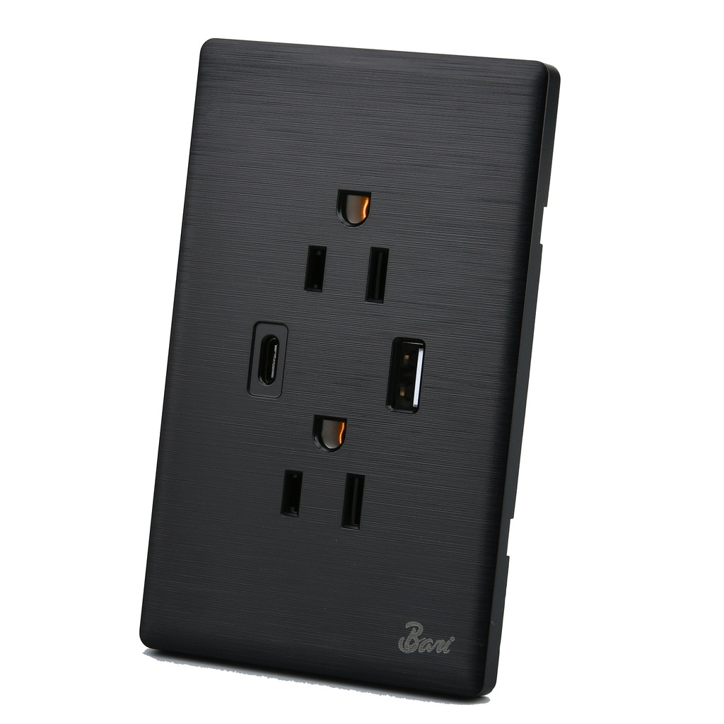 TOMA DOBLE USB SERIE SOLLIEVO BARI