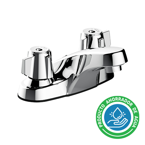 GRUPO LAVAMANOS 4" CROMADO GL-D200 COFLEX 