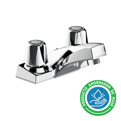 GRUPO LAVAMANOS 4" CROMADO GL-D201 COFLEX 