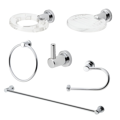 [79.37ACBS00SR] ACCESORIO PARA BAÑO STYLE CROMO FP