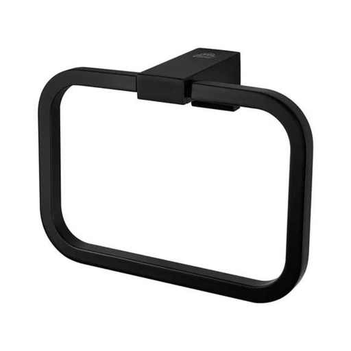 [79.37TAN830] TOALLERO ANILLO QUADRA BLACK MATE  37TAN830 FP