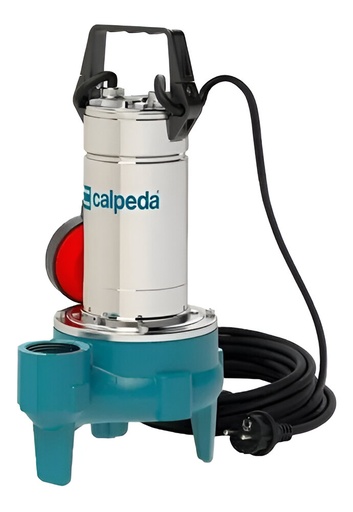 [79.13.GQRM10] BOMBA 1 HP SUMERGIBLE AGUAS SUCIAS, 220V, GQRM10, CALPEDA