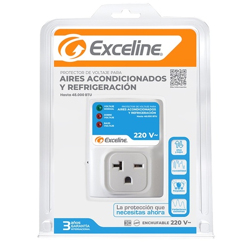 [90.02.041] PROTECTOR  220V, GSM-RE220, MONOFASICO ENCHUFABLE  EXCELINE