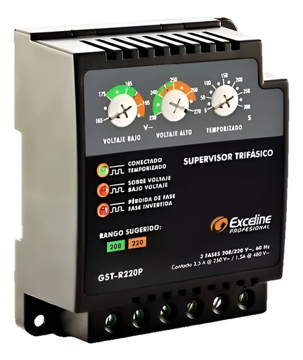 [90.02.045] SUPERVISOR TRIFASICO 440V/480V, GST-R440P,  EXCELINE