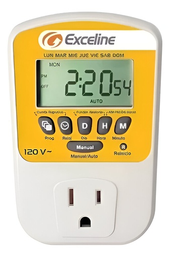 [90.02.047] RELOJ PROGRAMABLE GTC-E120AS, DIGITAL 120V, EXCELINE