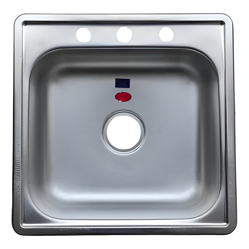 [90.01.FR103-1] FREGADERO A 40X40 CM, UN HUECO, P/EMPOTRAR, FANAINOX