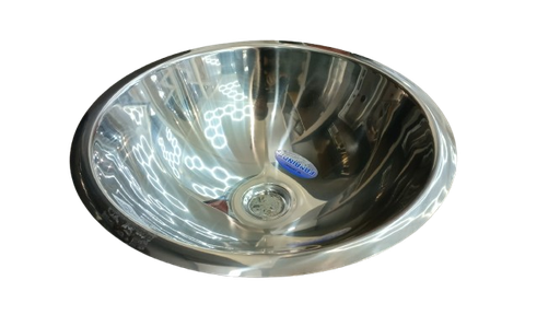 [90.01.FR5100] FREGADERO REDONDO LO510, C/PORTA GRIFE, FANAINOX