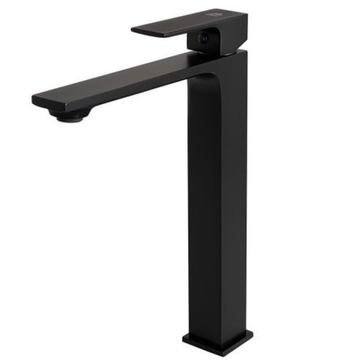 [79.30GLV0393] LAVAMANOS MONOMANDO ALTO QUADRA BLACK MATE, 30GLV0393,  FP