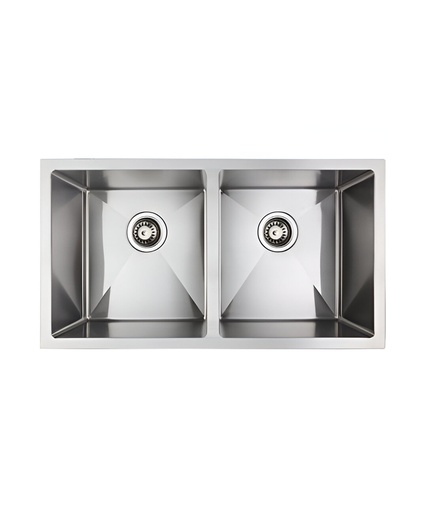 [79.BM-7843EB] FREGADERO BELLAGIO SQUARE DOS TINAS, 780X430X2, BM