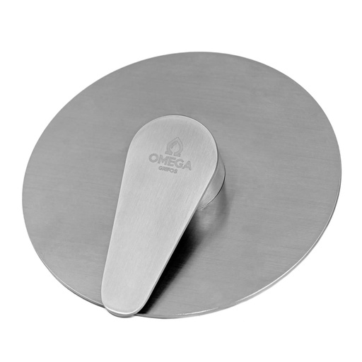 [80.MD9401] MONOMANDO P/DUCHA SATINADO REDONDO, MD-9401, OMEGA