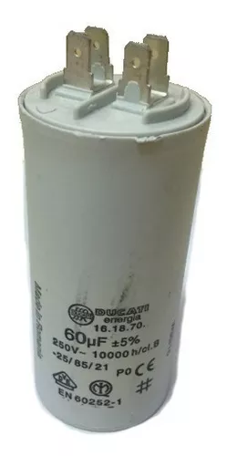[79.06.108] CONDENSADOR 60MF/250V BIF. (CPM650 - CPM660) PEDROLLO