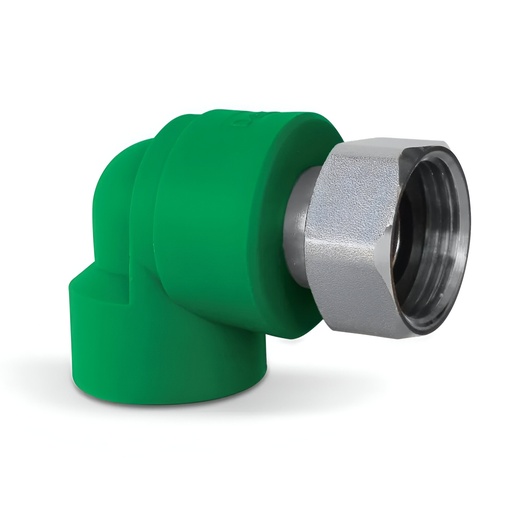 [79.14.DSE703] CODO DE 90 GRADOS CON UNIÓN DE 32 MM X 1", DONSEN