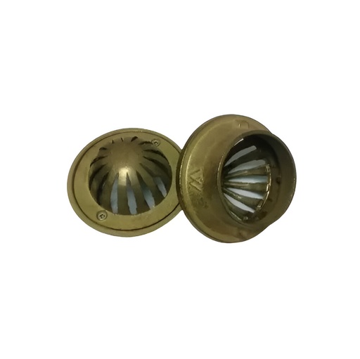 [79.16.05022203] REJILLON CUPULA 4" BRONCE,  METALES ALEADOS