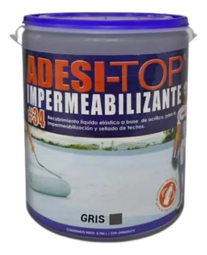 [09.04.ADT34G] IMPERMEABILIZANTE #34, GRIS ADESI-TOP (GALON)