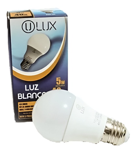 [60.11.BL5W] BOMBILLO LED 5W E27 LUZ BLANCA