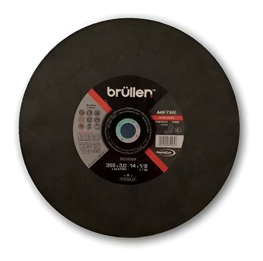 [03.01.BR35530M] DISCO TRONZADORA 14" P/METAL, BRULLEN