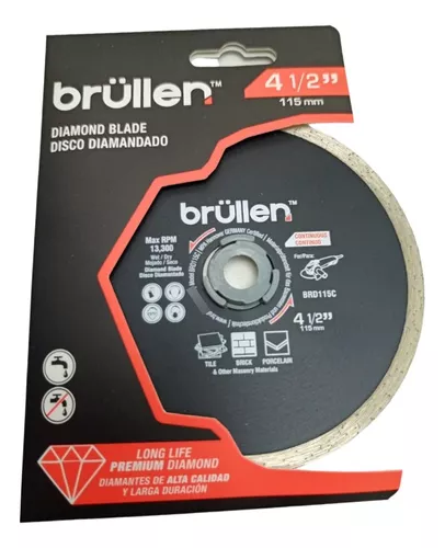 [03.01.BRD180C] DISCO DIAMANTADO CONTINUO 7", BRULLEN