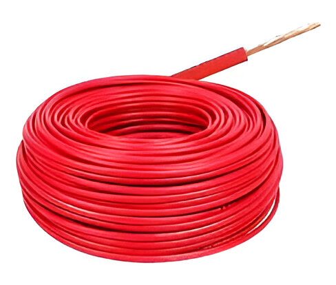 [12.01.THW8R] CABLE DE COBRE THW 8, COLOR ROJO 