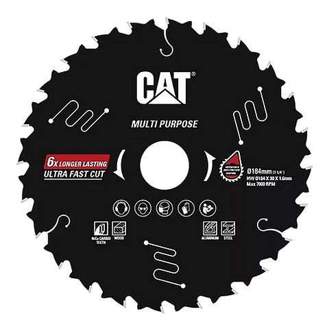 [31.DA08202] DISCO SIERRA CIRCULAR MADERA/ALUMINIO/METAL 7-1/4" 40T, DA08202 , CAT