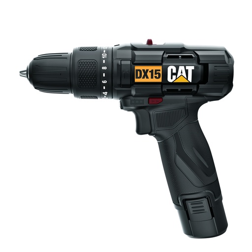 [31.DX15] TALADRO 3/8" INALAMBRICO PERCUTOR, 12V, DX15, CAT