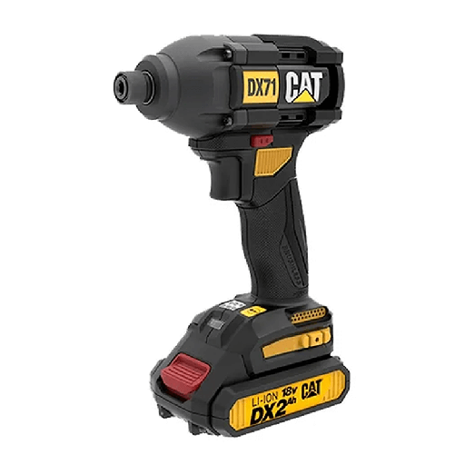 [31.DX71B] ATORNILLADOR IMP. 1/4" 18V BRUSH, DX71B, CAT