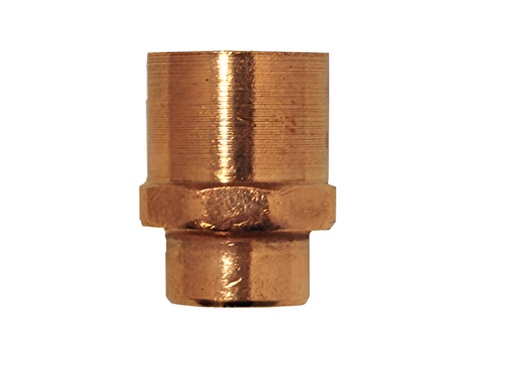 [79.25.E11] ADAPTADOR HEMBRA COBRE 5/8" OD X 1/2" NOM. (AGUA)