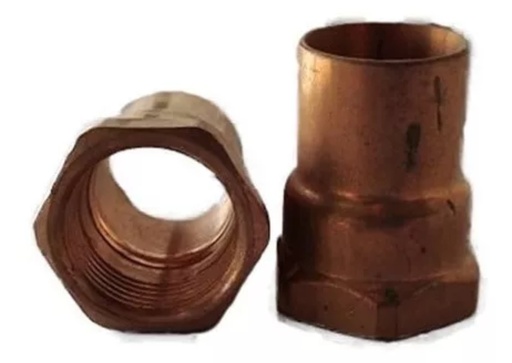 [79.25.E12] ADAPTADOR HEMBRA COBRE 7/8" OD X 3/4" NOM. (AGUA)